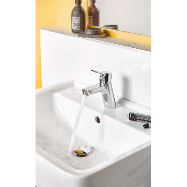 Смеситель для раковины Kludi Pure&Easy хром, донный клапан (373820565)