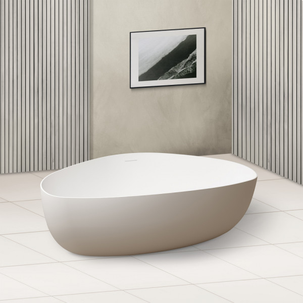 Ванна из искусственного камня Abber Stein 180x130 белая матовая (AS9608) Ванна из искусственного камня Abber Stein 180x130 белая матовая (AS9608)