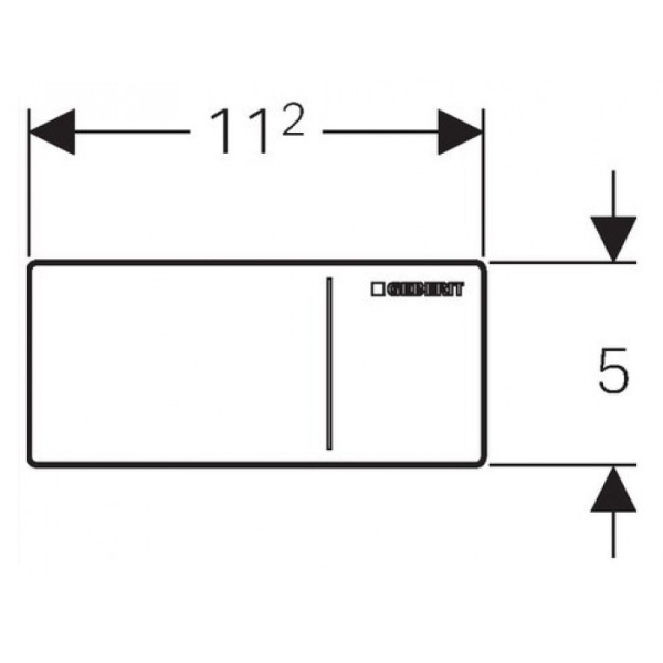 Клавиша смывная Geberit Omega 70 