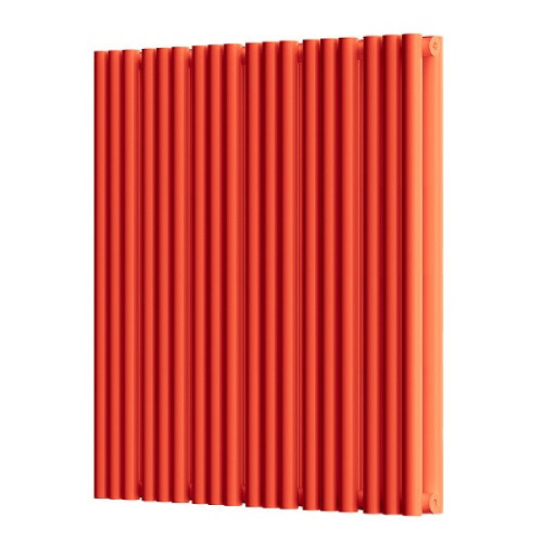 Радиатор стальной Empatiko боковое подключение, рябиновый красный (Takt S2-712-500 Scarlet Red)