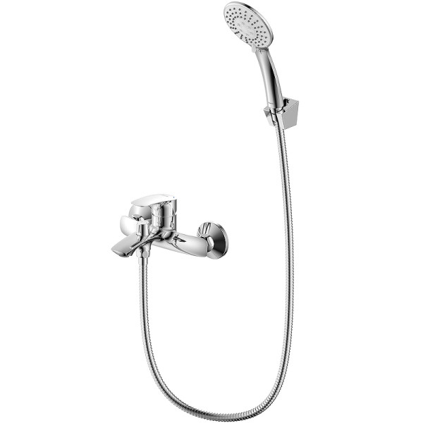 Смеситель для ванны и душа Milardo Rora с душевым комплектом, хром (RORSB00M02)