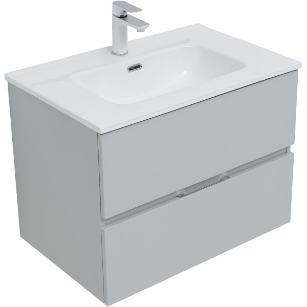 Тумба подвесная Aquanet Алвита New 70 2 ящика, серый (00303907) Тумба подвесная Aquanet Алвита New 70 2 ящика, серый (00303907)