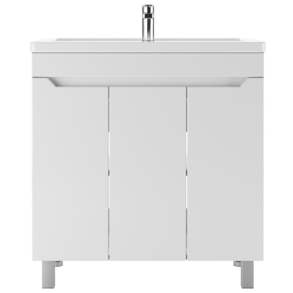 Тумба под умывальник Maria 80 Мечта без ящика Айсберг Домино (DM2325T)