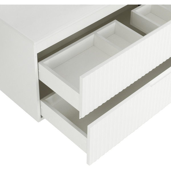 Тумба подвесная Cezares Duet 117x50 Bianco Lucido (DUET-120-2C-SO-BL) Тумба подвесная Cezares Duet 117x50 Bianco Lucido (DUET-120-2C-SO-BL)