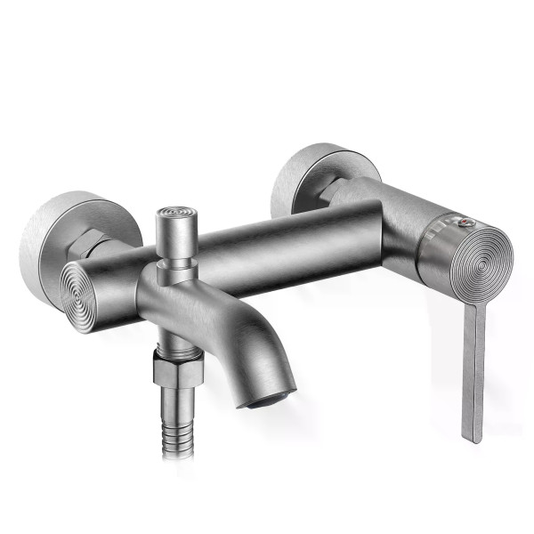 Смеситель для раковины Rea Foster с душевым комплектом никель (REA-B6326) Смеситель для раковины Rea Foster с душевым комплектом никель (REA-B6326)