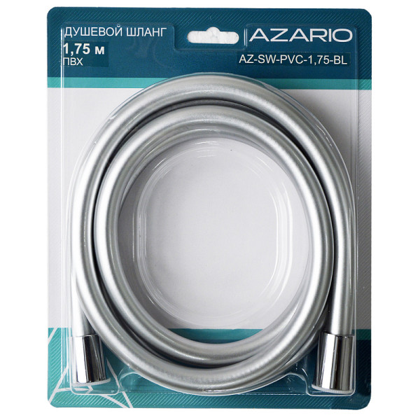 Шланг для душа Azario 1,75 м ПВХ упаковка блистер (AZ-SW-PVC-1,75-BL)