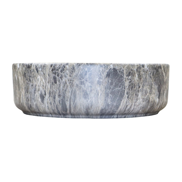 Раковина накладная Azario 35,5x35,5x12 серый мраморный (AZ-3134-M816)