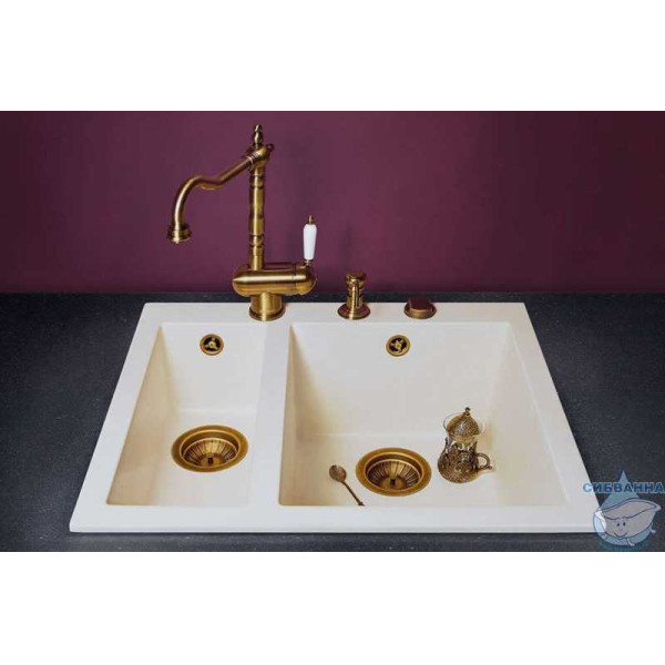 Смеситель для кухни Omoikiri Kyoto-AB античная латунь (4994287)