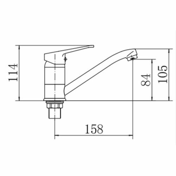 Смеситель для кухни Fashun хром (A4515-2) Смеситель для кухни Fashun хром (A4515-2)