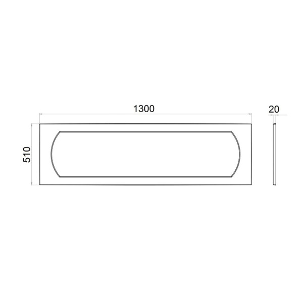 Экран фронтальный 1ACReal Gamma 130 белый (FPA-GA137X0-00M)