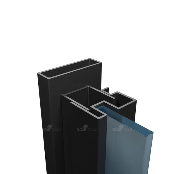 Профиль RGW 200 см черный (48270420-04)
