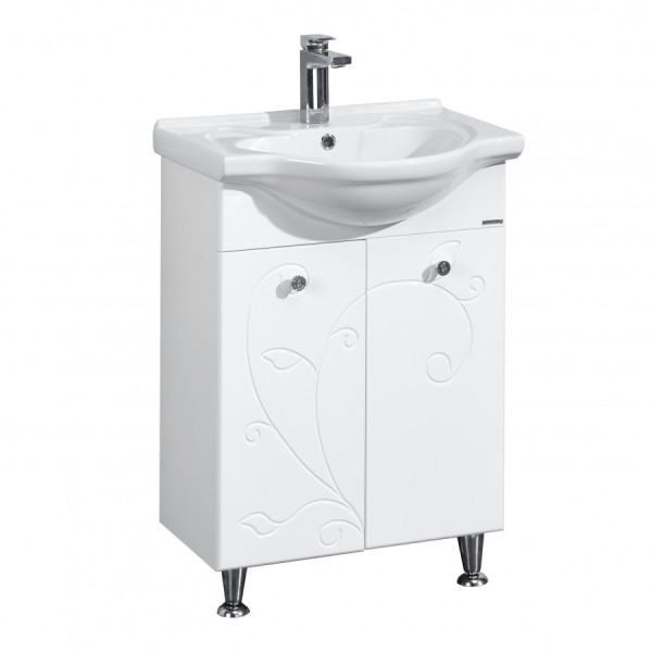 Тумба напольная Aquaton Лиана 566x310x700 белый (1.A163.1.01L.L01.0)