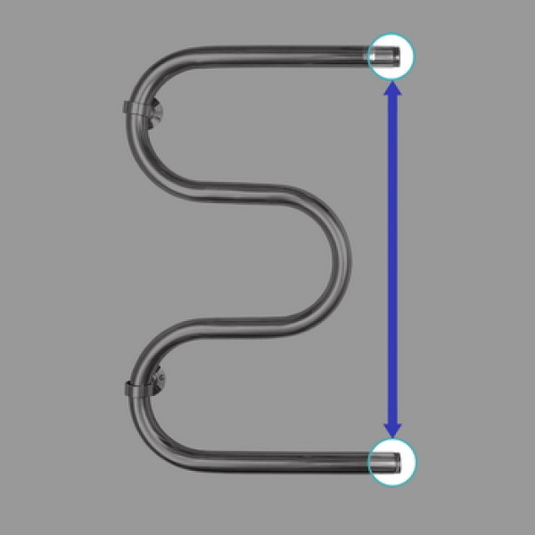 Полотенцесушитель водяной Energy Solo 500x500