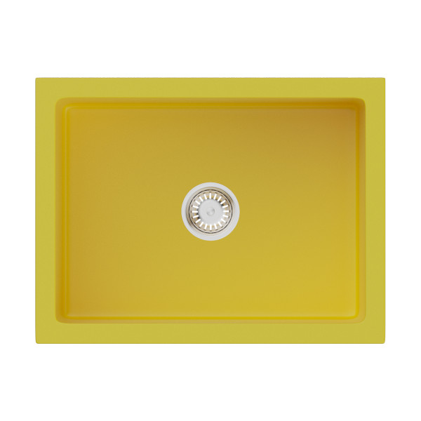 Мойка для кухни врезная Omoikiri Mikura 61-SL Matt Natceramic/sicilian lemon матовый (4911260)