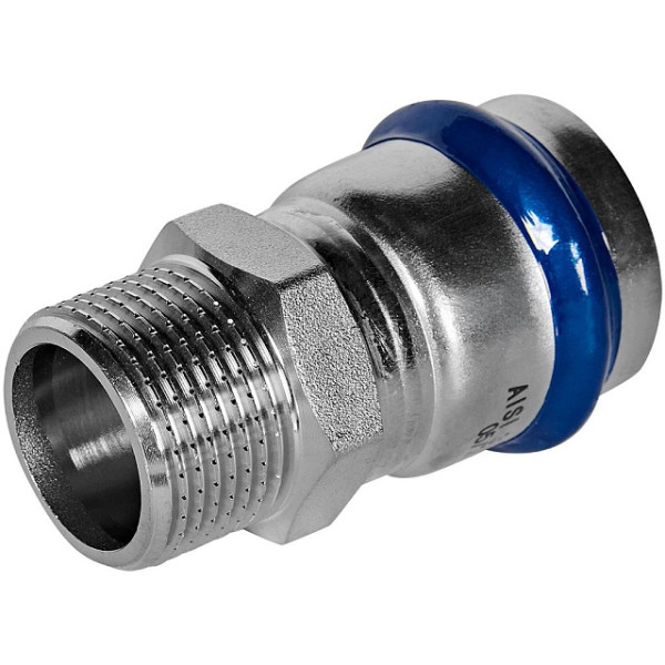Переход 28х3/4"Н Stout SSS-2021 ВПр-НР (нерж.ст., пресс) SSS-2021-002834