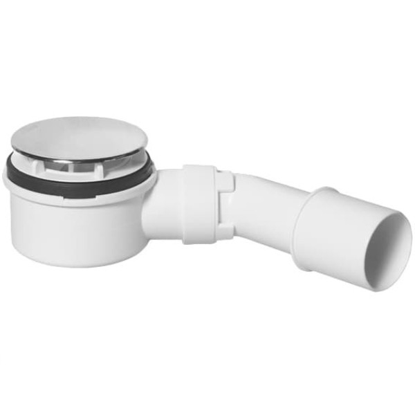 Сифон для душевого поддона McAlpine 85х40/50 мм хром (MRS7)