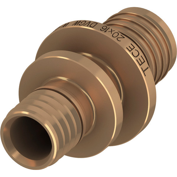 Соединение труба-труба редукционное TECEflex 25х20 мм. (бронза) (706605)