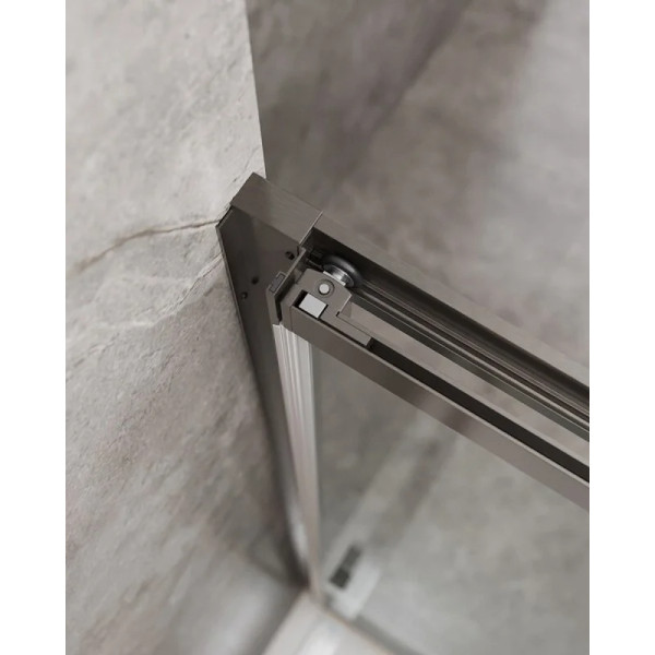 Душевая дверь Cezares Molveno 100x195 стекло прозрачное, профиль оружейная сталь (MOLVENO-BF-3-100-C-GM-IV) Душевая дверь Cezares Molveno 100x195 стекло прозрачное, профиль оружейная сталь (MOLVENO-BF-3-100-C-GM-IV)