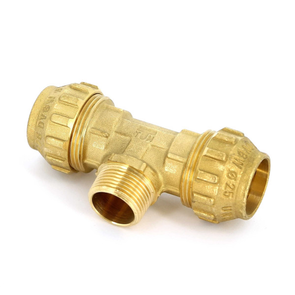 Тройник "Tiemme" 63*2"Н*63 (для п/э трубы) (3400090)