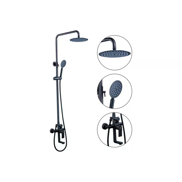 Душевая система Fashun графит (A52419-17) Душевая система Fashun графит (A52419-17)