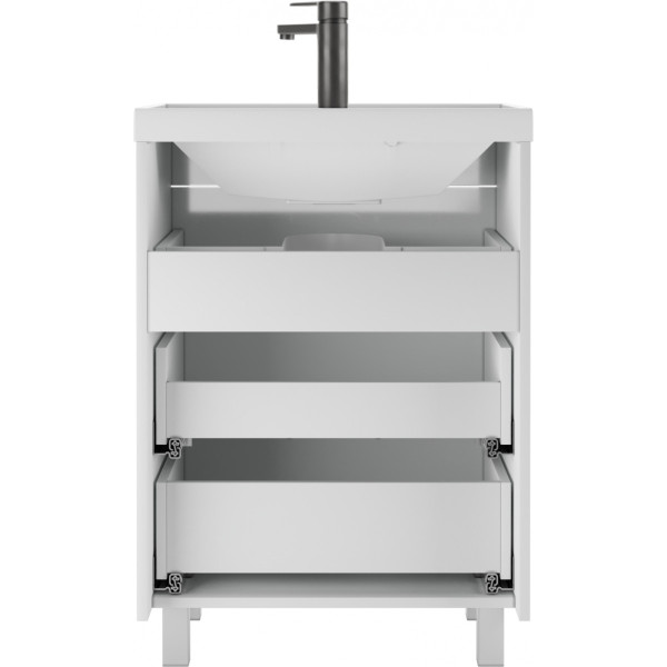 Тумба напольная Bazis 60 Topaz с тремя ящиками В3 Домино (DT6401T)