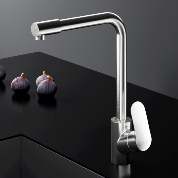 Cмеситель для кухни AM.PM Like с каналом для питьевой воды, L-излив, сатин (F8005711) Cмеситель для кухни AM.PM Like с каналом для питьевой воды, L-излив, сатин (F8005711)