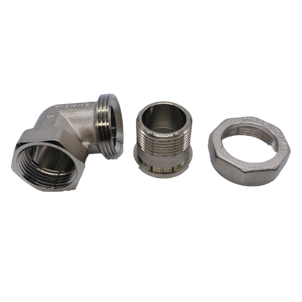 Сгон угловой (американка) 1" ВН с O-RING Tiemme (никель) (1500250 / 1565N000606) Сгон угловой (американка) 1" ВН с O-RING Tiemme (никель) (1500250 / 1565N000606)