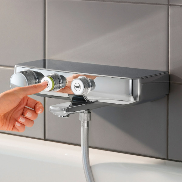 Смеситель для ванны и душа Grohe Grohtherm SmartControl с термостатом хром (34718000)