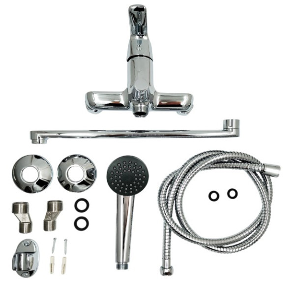 Смеситель для ванны и душа Voda Reef с душевым комплектом (RE31)