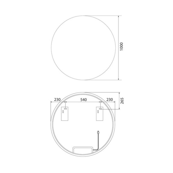 Зеркало с подсветкой 100 см Bild Iddis (BIL1000i98) Зеркало с подсветкой 100 см Bild Iddis (BIL1000i98)