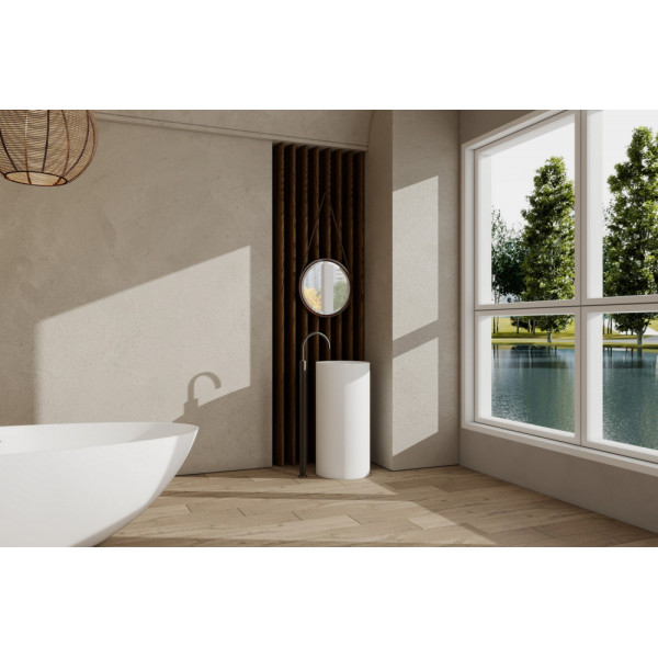 Раковина напольная Stein (белый матовый) Раковина напольная Stein (белый матовый)