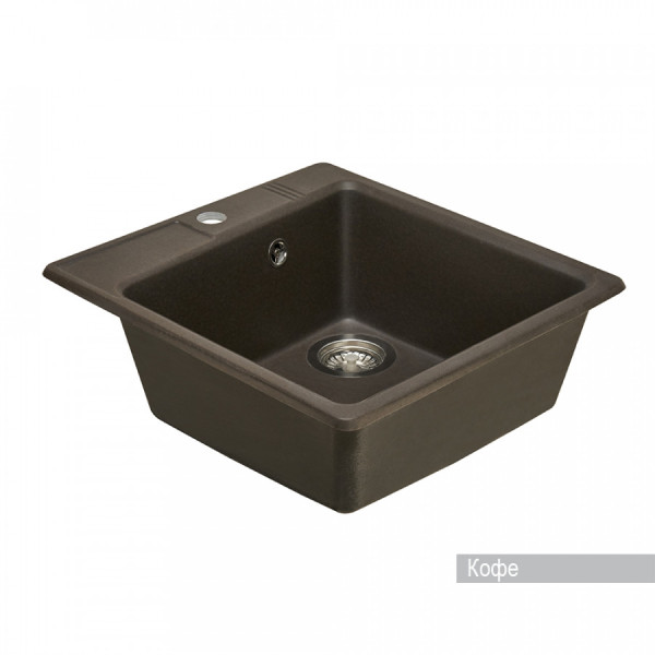 Мойка для кухни врезная Aquaton Парма 470x510x190 кофе (1.A713.0.32P.M28.0)