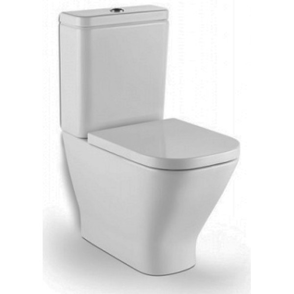 Унитаз напольный Roca Gap Clean Rim 600х365х790 vario выпуск (34273700H)