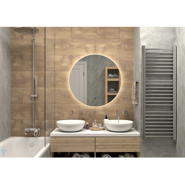 Зеркало с подсветкой Ajour ECO D 800 (ЗЛП2809)