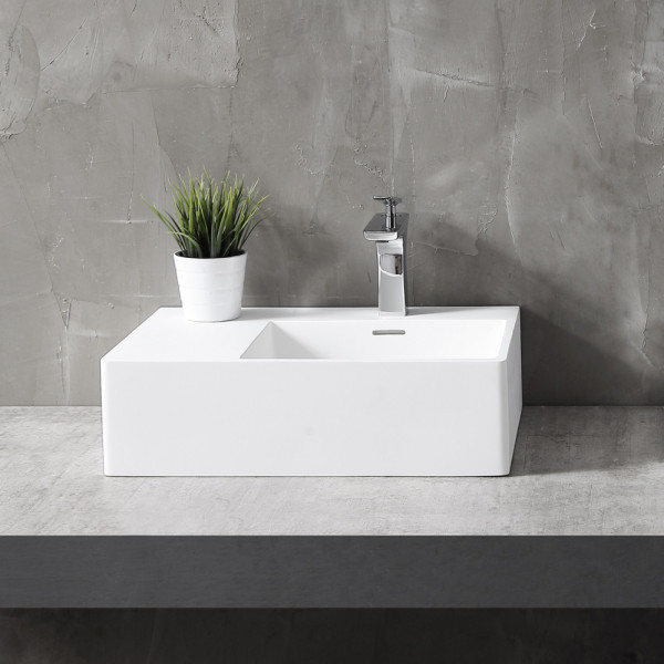 Раковина накладная Abber Stein 560x385 белый матовый (AS2644 R) Раковина накладная Abber Stein 560x385 белый матовый (AS2644 R)