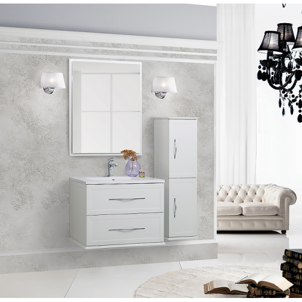 Зеркало с подсветкой Cezares Tiffany 59x90 Bianco Opaco (45040) Зеркало с подсветкой Cezares Tiffany 59x90 Bianco Opaco (45040)