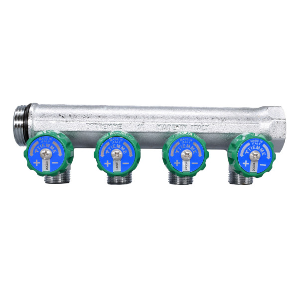 Коллектор 4 отв. регулируемый 1"*1/2(16) Maxima Corner (никель) Коллектор 4 отв. регулируемый 1"*1/2(16) Maxima Corner (никель)