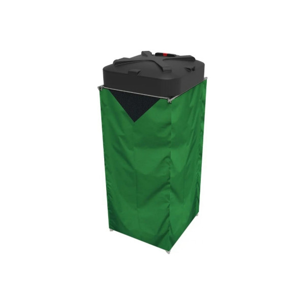 Душевая кабина дачная ЭкоПром Rostok без бака зеленая (202.0000.401.000)