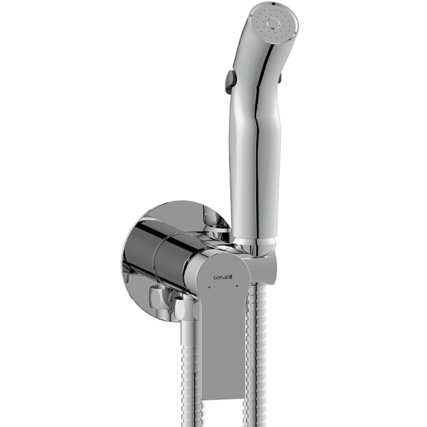 Смеситель с гигиеническим душем Cersanit Brasko хром (64102)