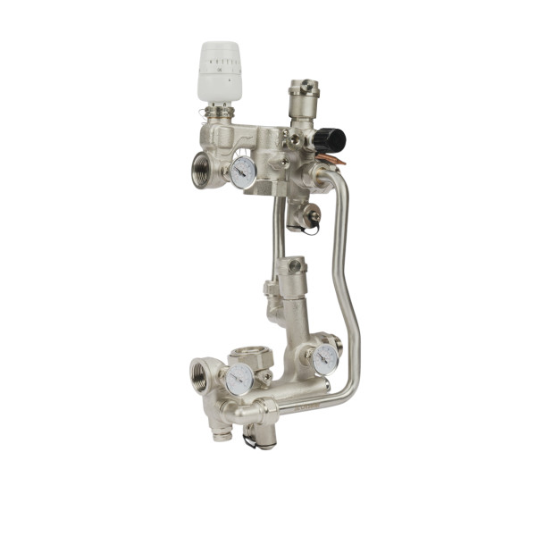 Модуль подмешивающий Okseler с термостатом 20-60°С, байпасом и перепускным клапаном, без насоса 180 мм (Oks00737) Модуль подмешивающий Okseler с термостатом 20-60°С, байпасом и перепускным клапаном, без насоса 180 мм (Oks00737)