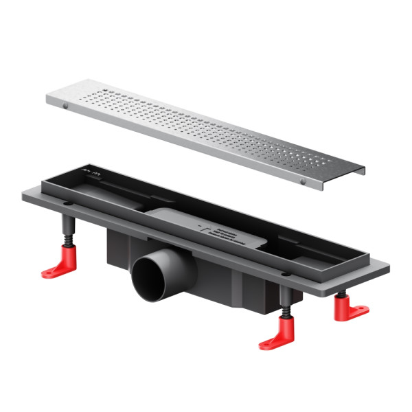 Душевой лоток AM.PM PrimeFlow линейный универс затвор Cut Gradient 40 см сталь мат (W02SC-P11-040-01SB)