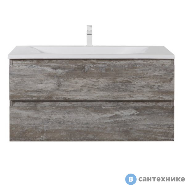 Тумба подвесна Cezaresя Molveno 100x50x50 Legno Grigio (MOLVENO-100-2C-SO-LG) Тумба подвесна Cezaresя Molveno 100x50x50 Legno Grigio (MOLVENO-100-2C-SO-LG)