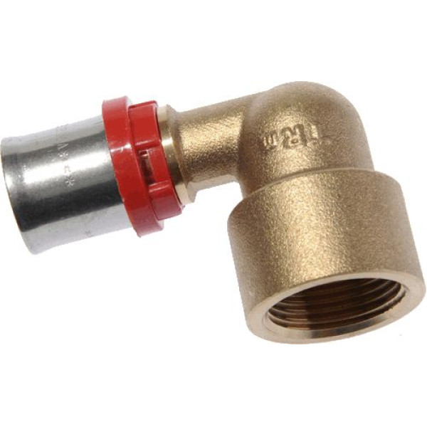 Соединение угловое 16*1/2"В TeRma (пресс, латунь) (02526) Соединение угловое 16*1/2"В TeRma (пресс, латунь) (02526)