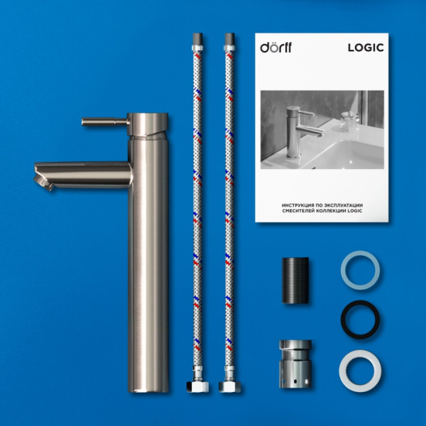 Смеситель для раковины Dorff Logic SS (D3002102SS)