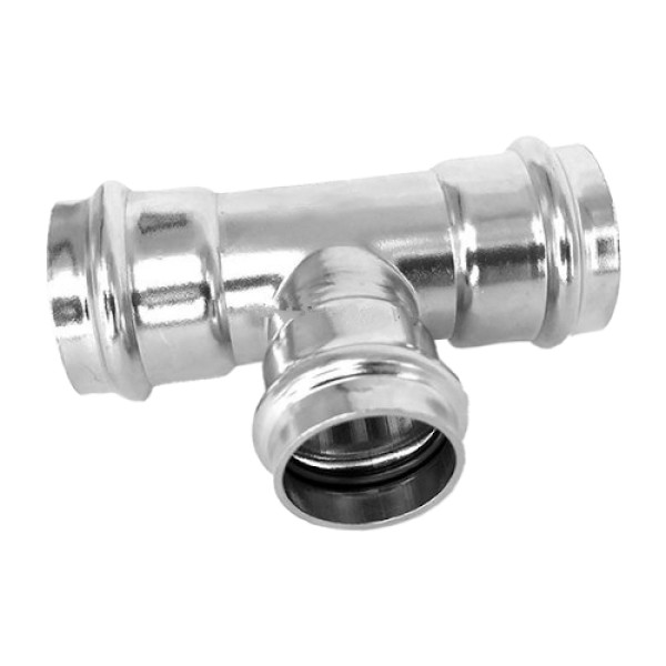 Тройник 42 Kromwell (нерж.ст., пресс) (KW.SP931424242)