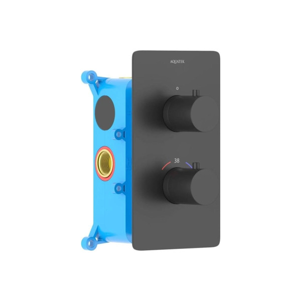 Смеситель для душа Aquatek Европа черный матовый (AQ1391MB) Смеситель для душа Aquatek Европа черный матовый (AQ1391MB)