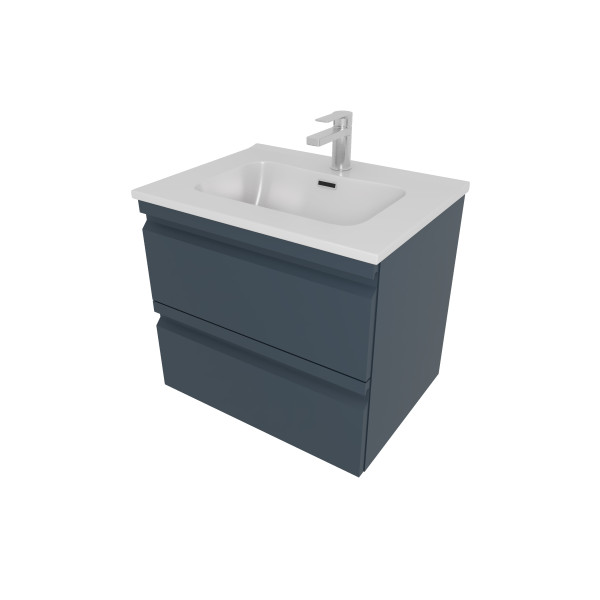 Тумба подвесная Aquatek 610x460x545 серый матовый (AQ77060-MG)