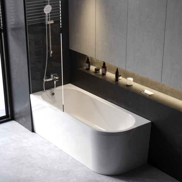 Ванна акриловая AM.PM угловая X-joy 170x70 левосторонняя белая (W94A-170L70W-A)