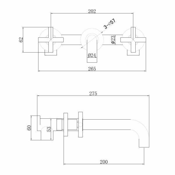 Смеситель для раковины Abber Wasser Kreis Золотой (AF81121G)