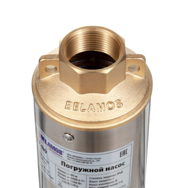 Насос скважинный центробежный Belamos TF-100 (83 л/мин, Н-100 м, D-4", каб.65 м)